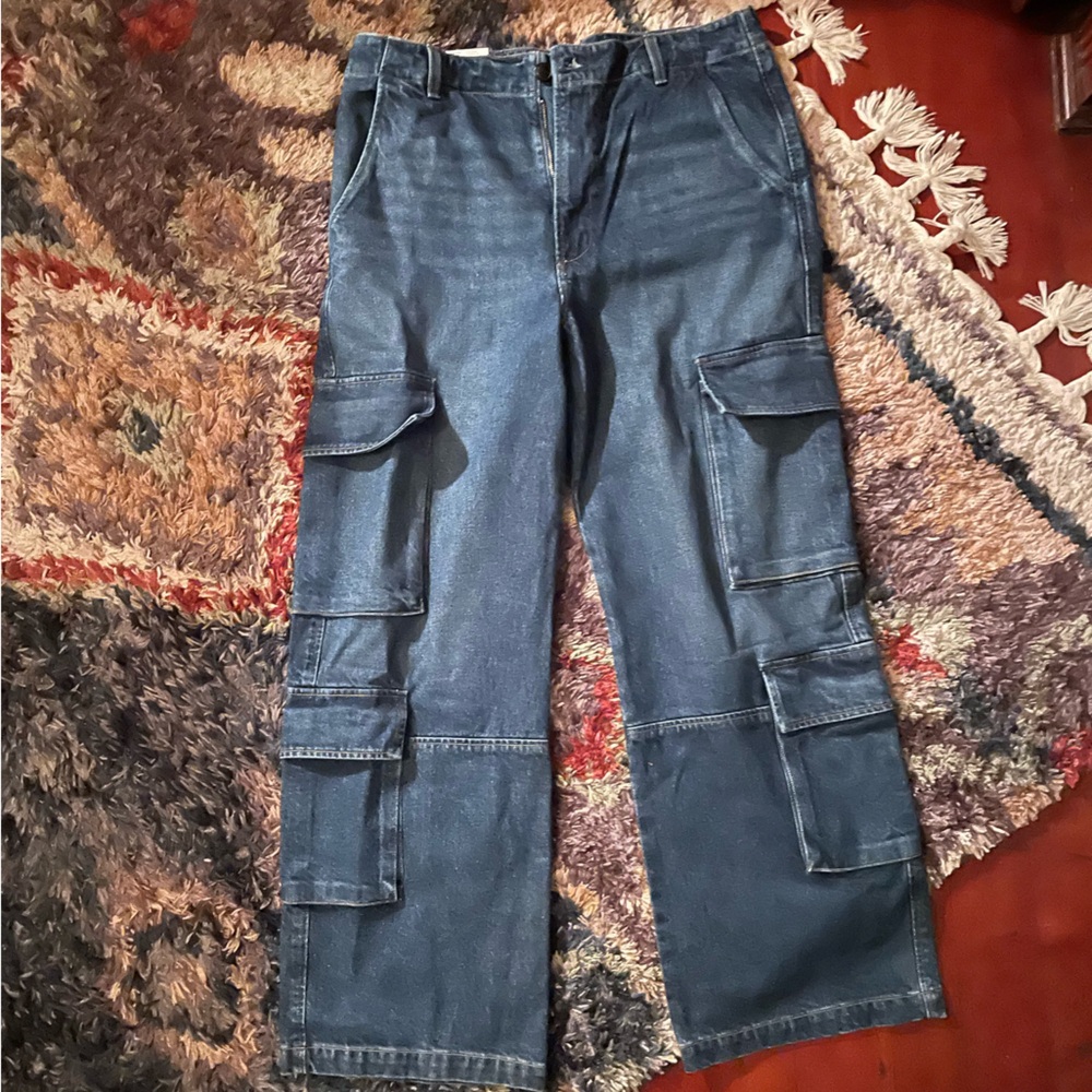 New Amour Vert Cargo Style Jeans